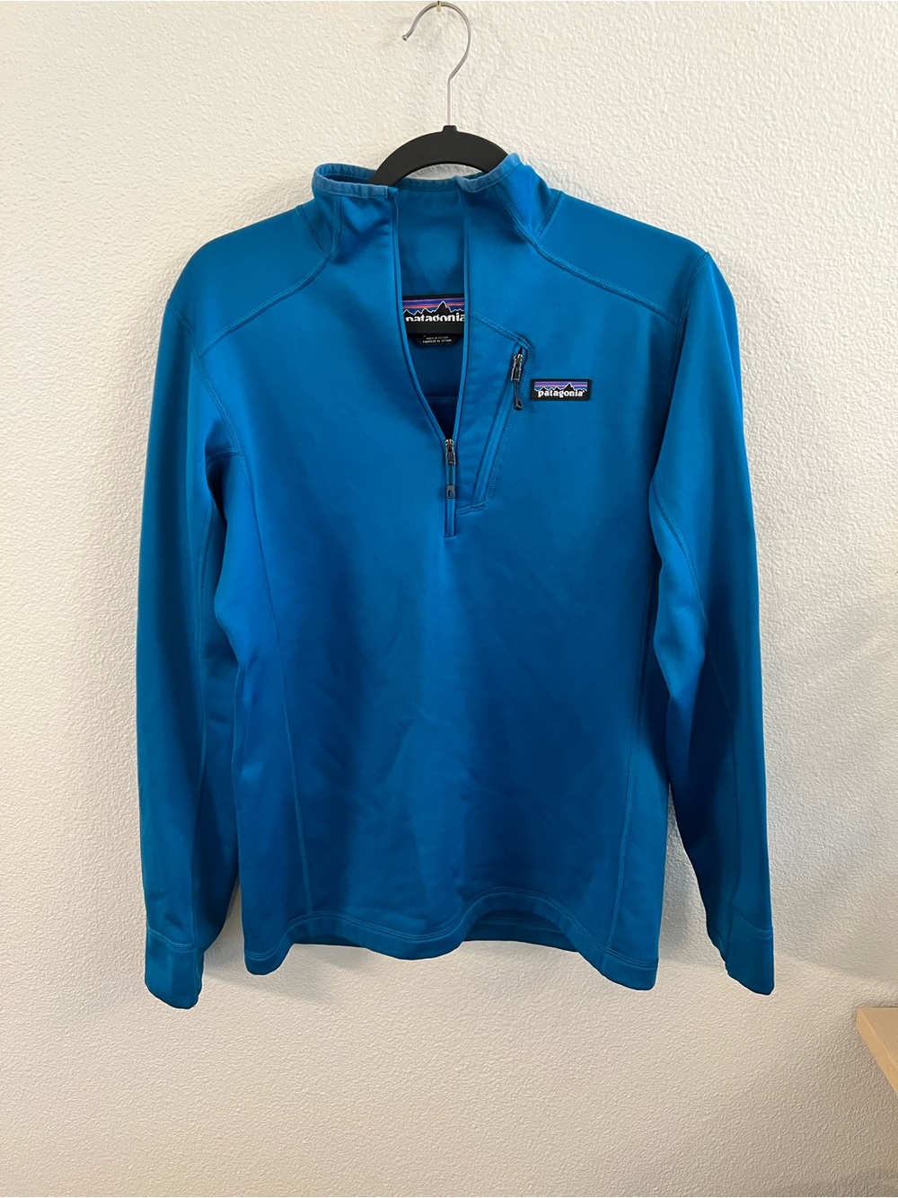 Patagonia Men's Teal Blue Crosstrek 1/4-zip - small - Picture 2 of 4